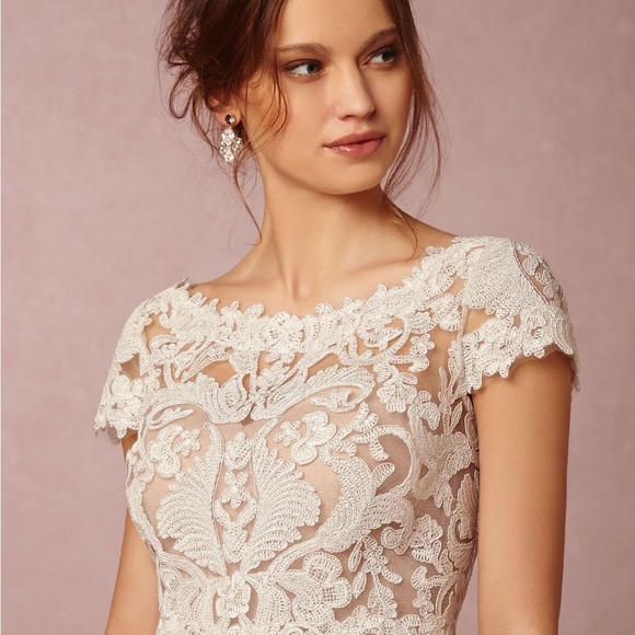 Tadashi Shoji for BHLDN Seville Bridal Topper in Ivory - Picture 6 of 7